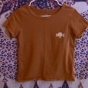 vans sunflower crop tee